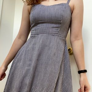 Blue and white Checkered old navy dress